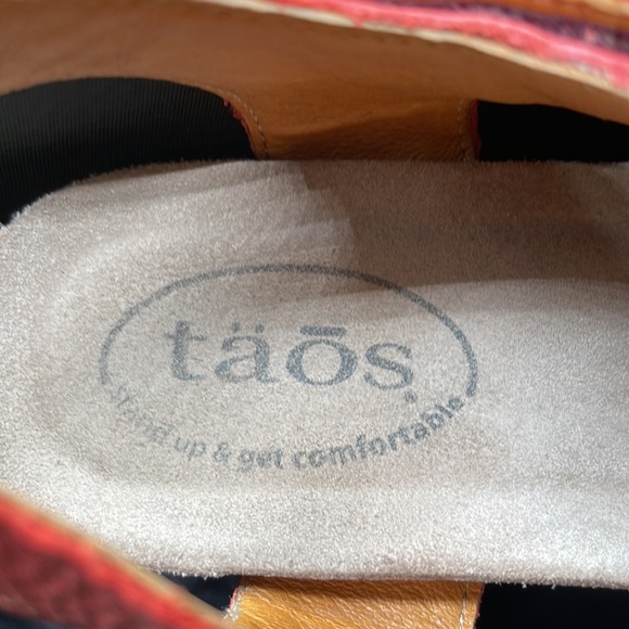 TAOS Double Strap Wedge Sandals - 39 (coral) - Picture 6 of 9